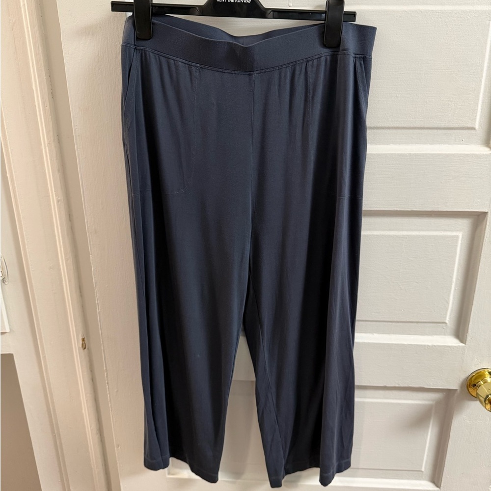 BOODY Charcoal Gray Wide Leg Lounge Pants